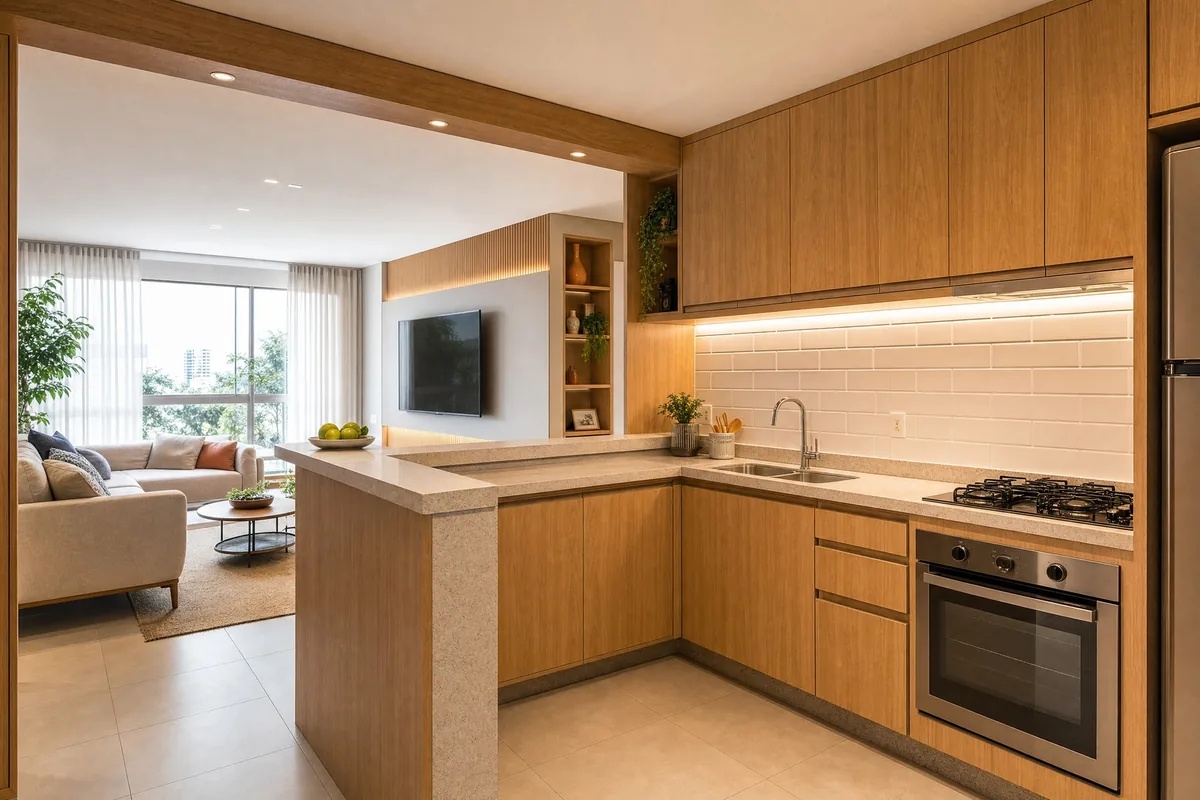 Cozinha Americana planejado, Moveleiros