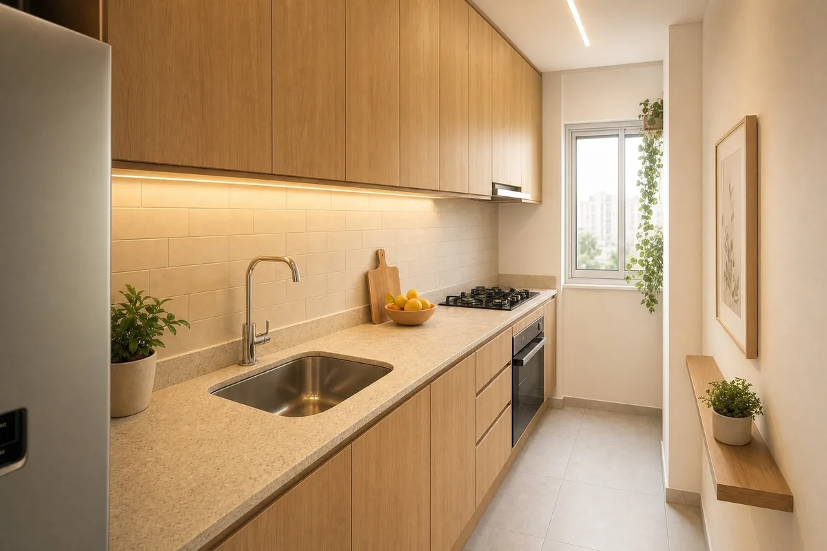 Cozinha Pequena / Apartamento planejado, Moveleiros