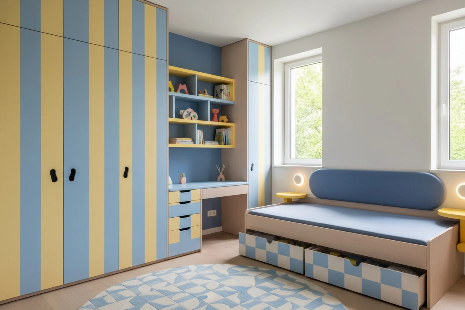 moveis planejados quarto infantil em madeira, projeto Moveleiros