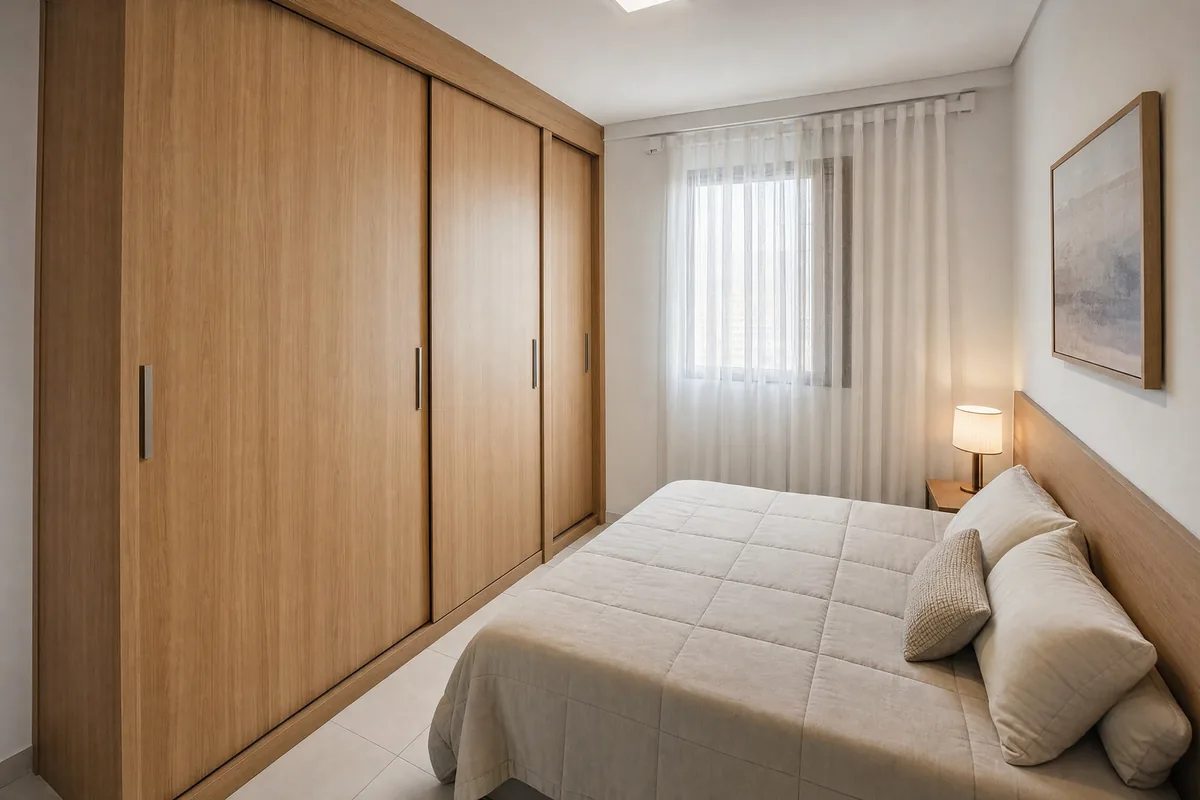 Quarto Pequeno / Apartamento planejado, Moveleiros